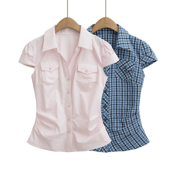 Slimming and slimming short sleeved top for women - Image 2