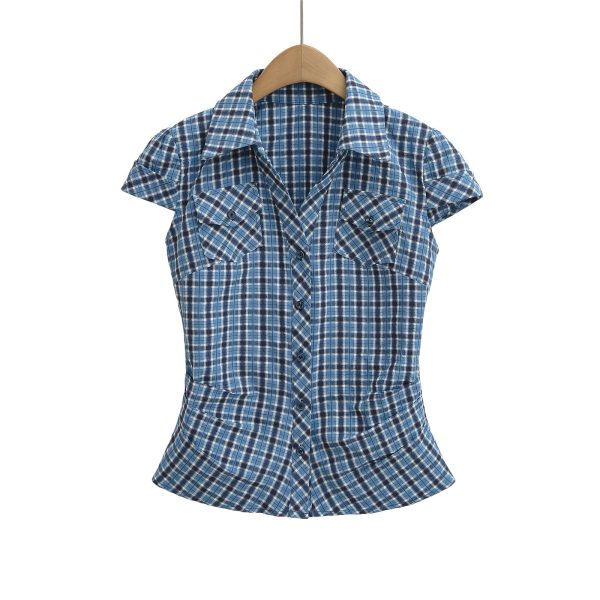 Slimming and slimming short sleeved top for women